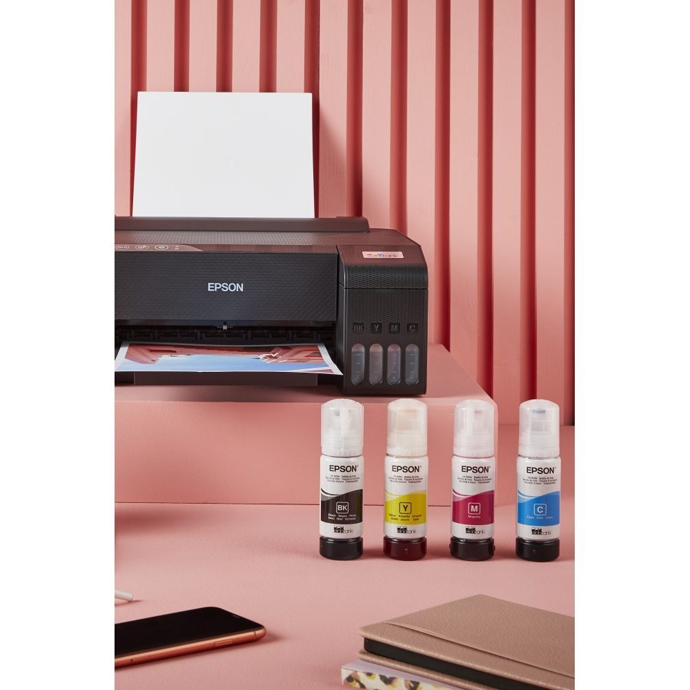 Epson EcoTank L1250 - Workgroup printer - 215.9 x 1200 mm - up to 33 ppm (mono) - up to 15 ppm (color) - capacity: 100 sheets - Wi-Fi / USB