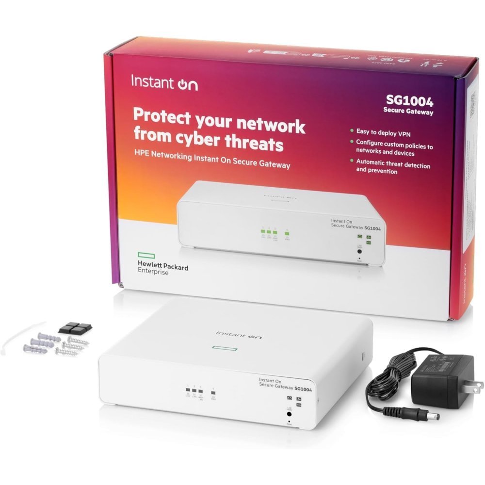 Aruba Instant On Secure Gateway SG1004 - Gateway de Seguridad de 4 Puertos Gigabit - Imagen 3