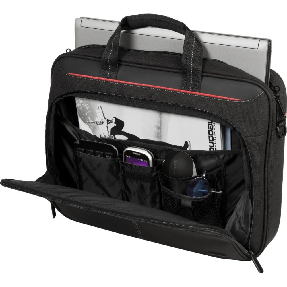 Maletín Targus Classic Slim para Laptop de 15.6" - Diseño Elegante y Protección Profesional - Imagen 2