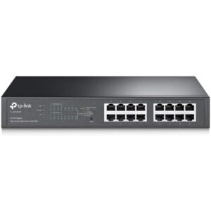 Switch Easy Smart TP-Link TL-SG1016PE Gigabit de 16 Puertos con 8 Puertos PoE+ (110W, Rackeable)
