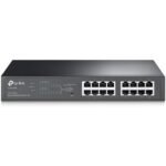 Switch Easy Smart TP-Link TL-SG1016PE Gigabit de 16 Puertos con 8 Puertos PoE+ (110W, Rackeable)