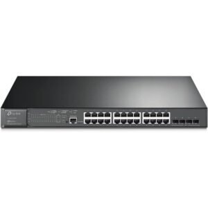 Switch Administrable JetStream TP-Link TL-SG3428MP L2, 24 Puertos Gigabit PoE+ (384W), 4 Ranuras SFP