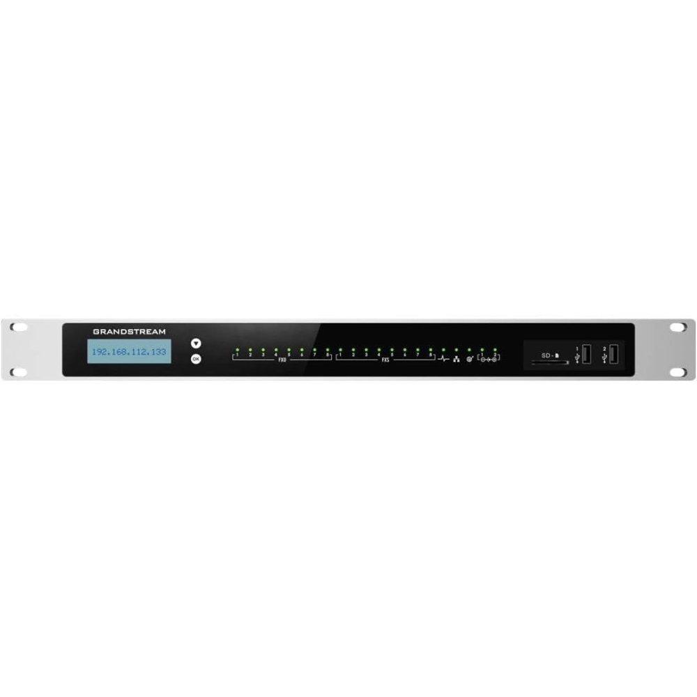 Conmutador IP Grandstream UCM6308 - PBX IP con 8 Puertos FXS y 8 Puertos FXO