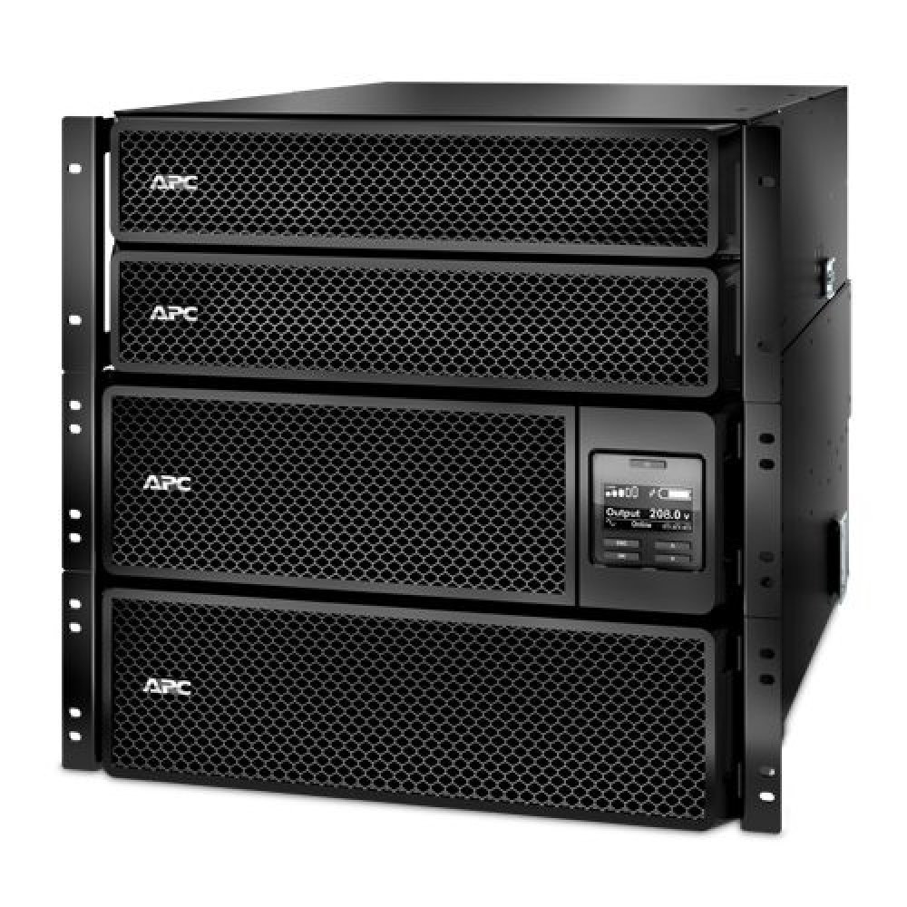 APC Smart-UPS SRT 10000VA RM - UPS (montaje en bastidor) - CA 208 V - 10 kW - 10000 VA - Ethernet 10/100 USB - conectores de salida: 10 - 10U - 19" - negro - con Transformador reductor de 208/240 V a 120 V 10 kVA - para P/N: AR4018SPX432 AR4024SP AR4024S
