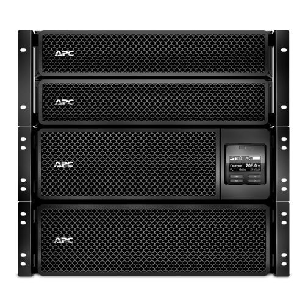 APC Smart-UPS SRT 10000VA RM - UPS (montaje en bastidor) - CA 208 V - 10 kW - 10000 VA - Ethernet 10/100 USB - conectores de salida: 10 - 10U - 19" - negro - con Transformador reductor de 208/240 V a 120 V 10 kVA - para P/N: AR4018SPX432 AR4024SP AR4024S - Imagen 2