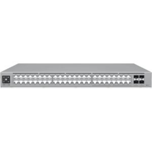 Switch Administrable Ubiquiti UniFi USW-Pro-Max-48-PoE de 48 Puertos con Soporte PoE+/PoE++ y Enlaces SFP+ de 10G