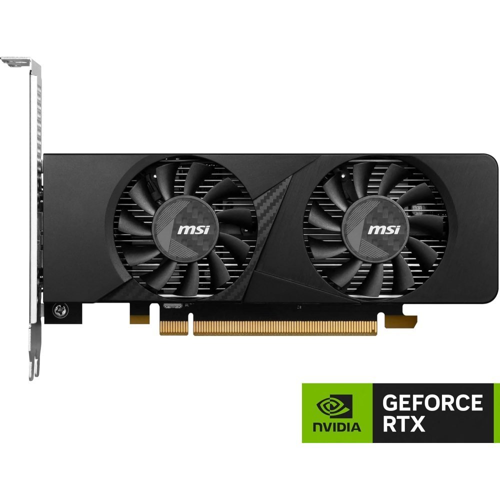MSI - GeForce RTX 3050 LP 6G OC - PCI Express 3.0 x16 (x4 mode) - NVIDIA - NVIDIA GeForce RTX 3050 - GDDR6 SDRAM - DisplayPort / HDMI - Imagen 4