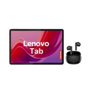 Tablet Lenovo 10.1" WUXGA (MediaTek Helio G85, 4GB RAM, 128GB) Incluye Funda Folio y Auriculares Earbuds - ZAEH0130PA