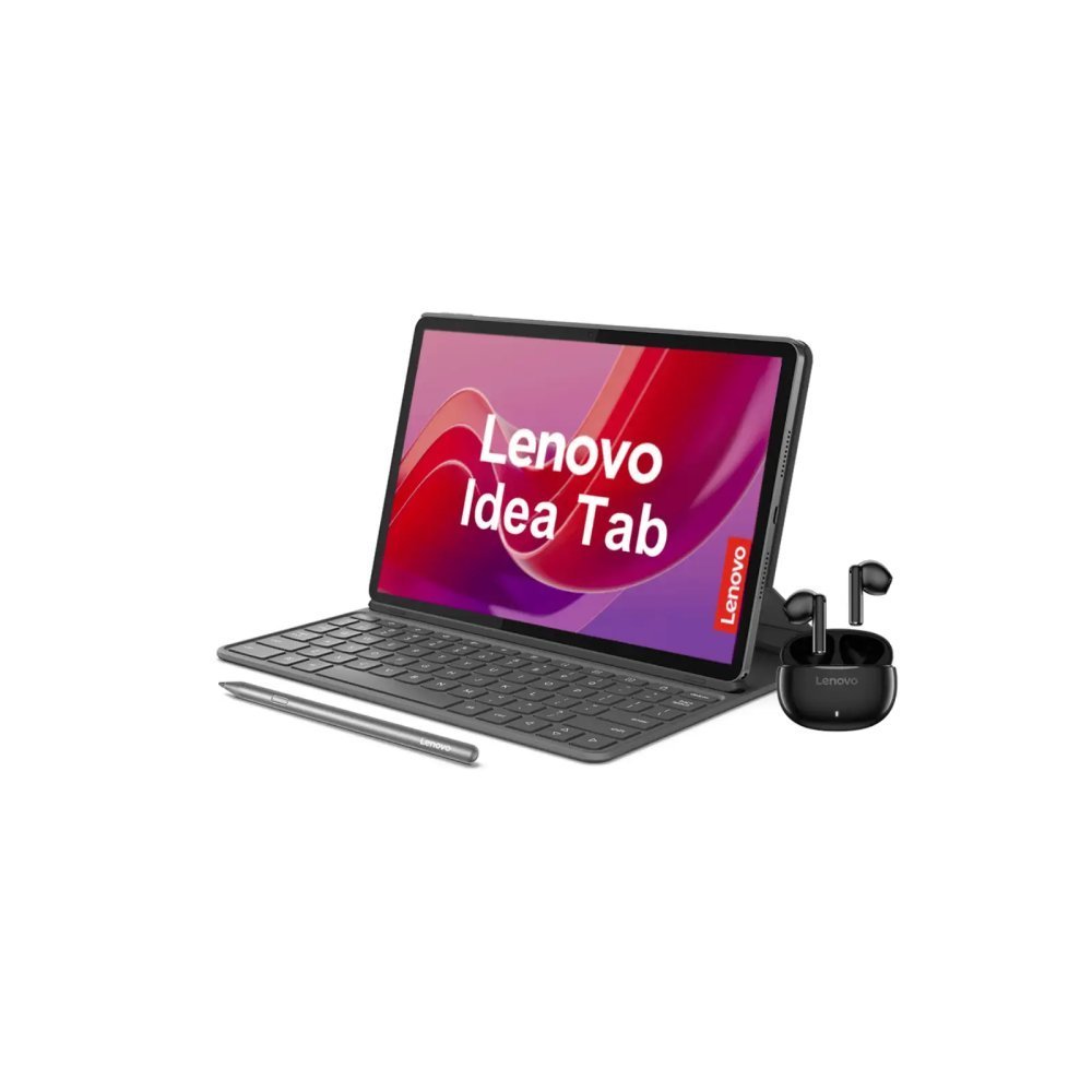Tablet Lenovo 11" 2.5K 90Hz (MediaTek Dimensity 6300, 8GB RAM, 128GB) + Kit Folio, Pen y Earbuds
