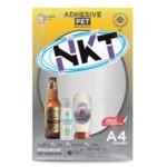 PAPEL ADHESIVO A4 PLATEADO GLOSSY /6H EMPLASTICAD 210x297