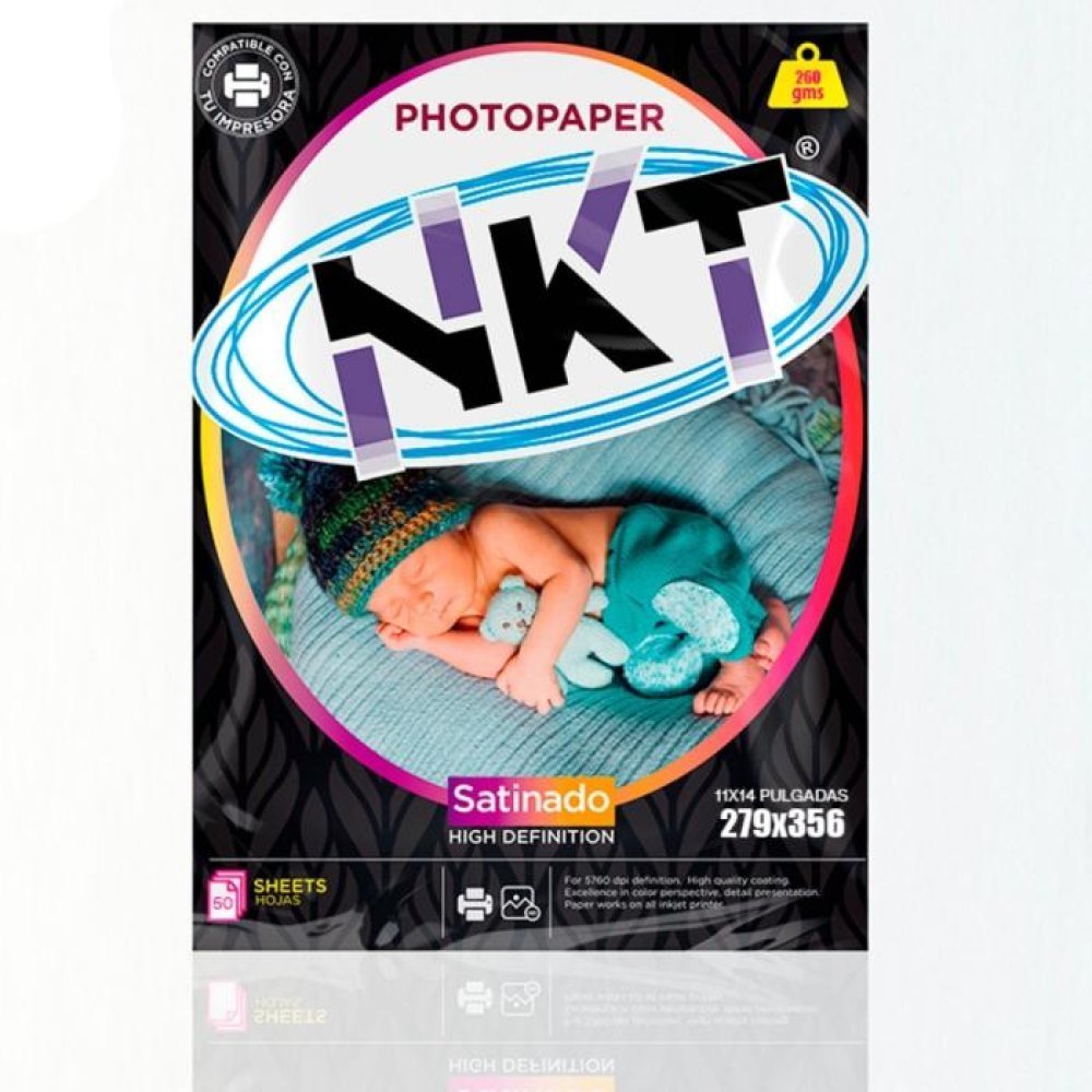 PAPEL FOTO 260G / B3 SATINADO 50H FOLDER