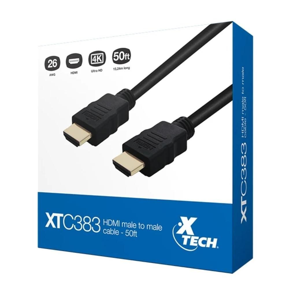 Xtech - Video / audio cable - HDMI - HDMI - 50ft-m/m-XTC-383 - Imagen 3