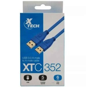 Xtech - USB cable - Blue - 6ft USB 3.0 cable