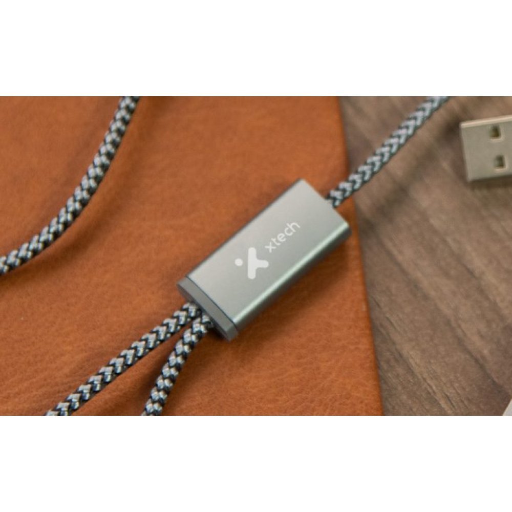 Xtech - USB cable - USB Type A or C - Micro USB or Lightning and USB type C - 1.2 m - only chargingXTC-560 - Imagen 2