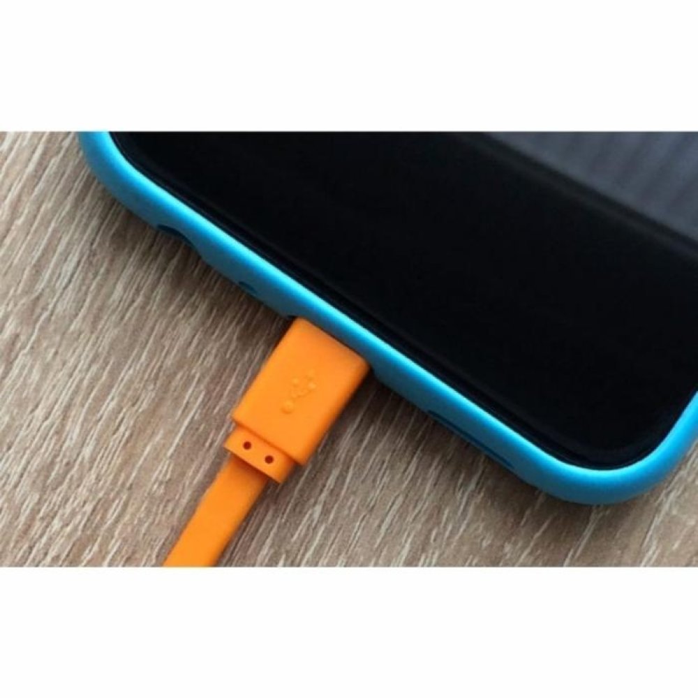 Xtech XTG-231 - Cable USB - USB (M) a Micro-USB tipo B (M) - USB 2.0 - 5 V - 2.4 A - 1 m - plano - negro, blanco, azul, verde, naranja (paquete de 10) - Imagen 2