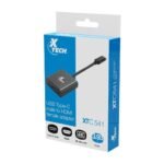 Xtech - Video adapter - USB Type C - HDMI - Black - (m) to (f) XTC-541