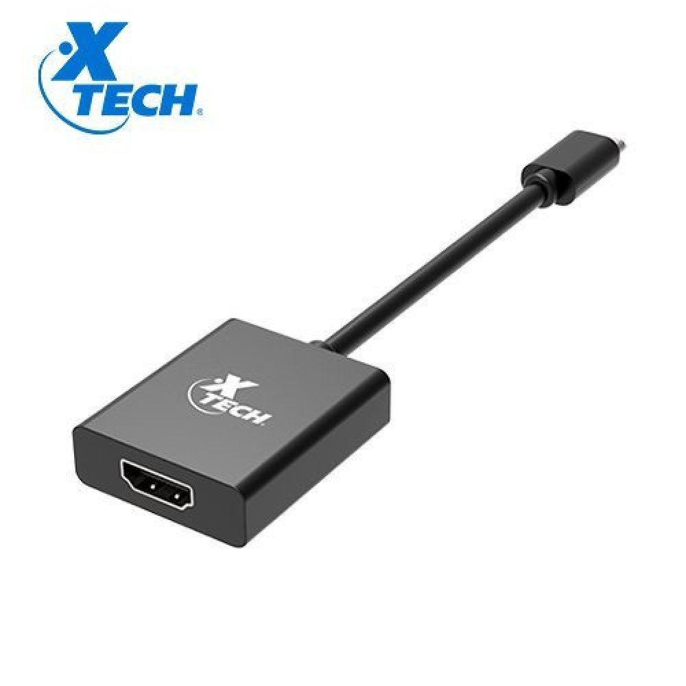 Xtech - Video adapter - USB Type C - HDMI - Black - (m) to (f) XTC-541 - Imagen 3