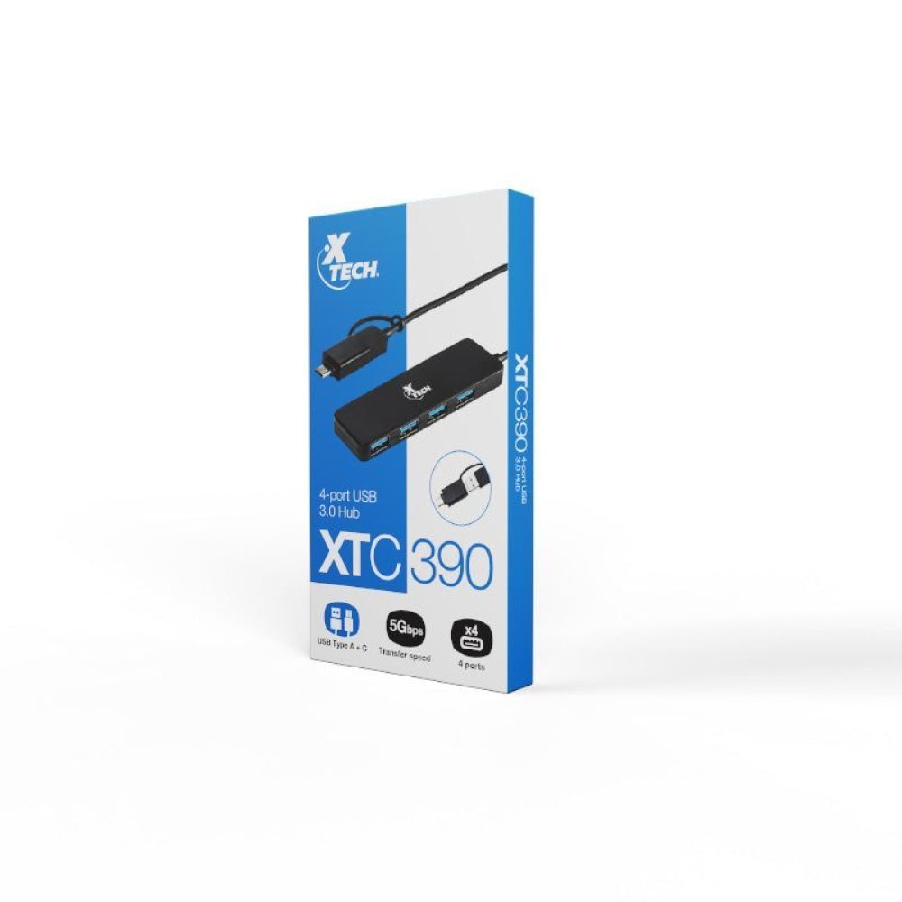 Xtech - Hub - 4 puertos - USB 3.0 XTC-390 - Imagen 2