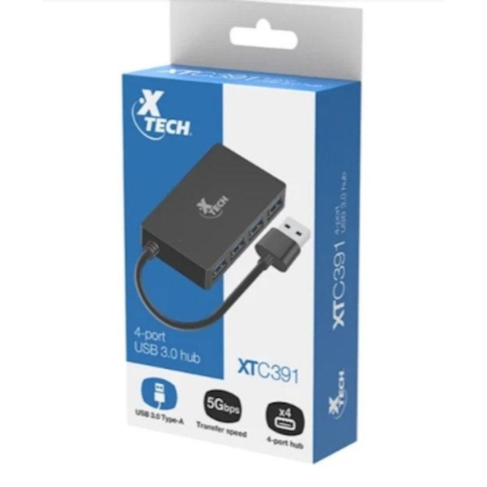Xtech - Hub - 4 puertos - USB 3.0 XTC-391 - Imagen 2