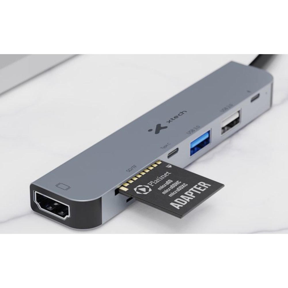 Xtech - Hub - 7 puertos - USB-C® 7-in-1 XTC-571 - Imagen 2