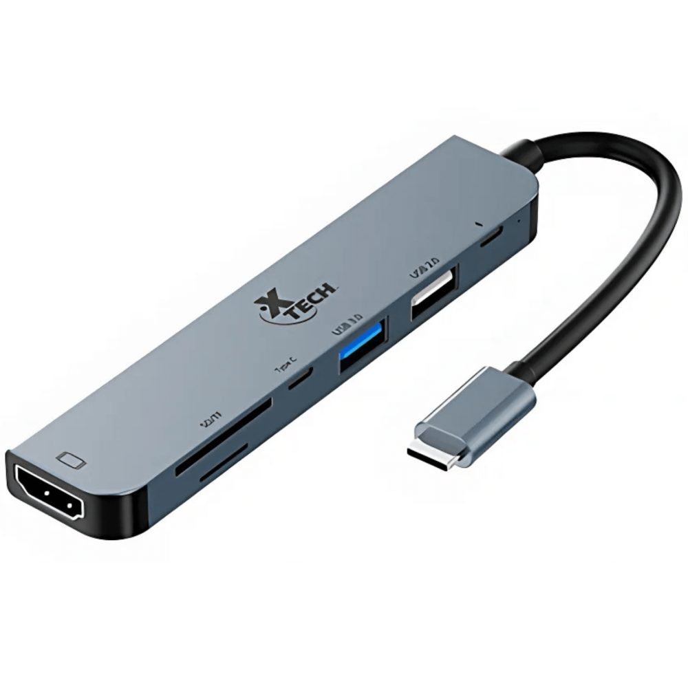 Xtech - Hub - 7 puertos - USB-C® 7-in-1 XTC-571 - Imagen 3