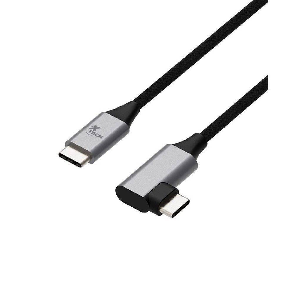 Xtech - USB cable - USB Type C - 3 m - Black - (m) to (m) right-angle XTC-531 - Imagen 3