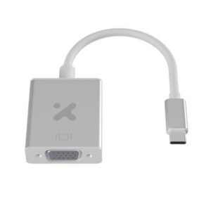 Xtech - Display adapter - USB Type C - VGA - Aluminum silver - XTC-552
