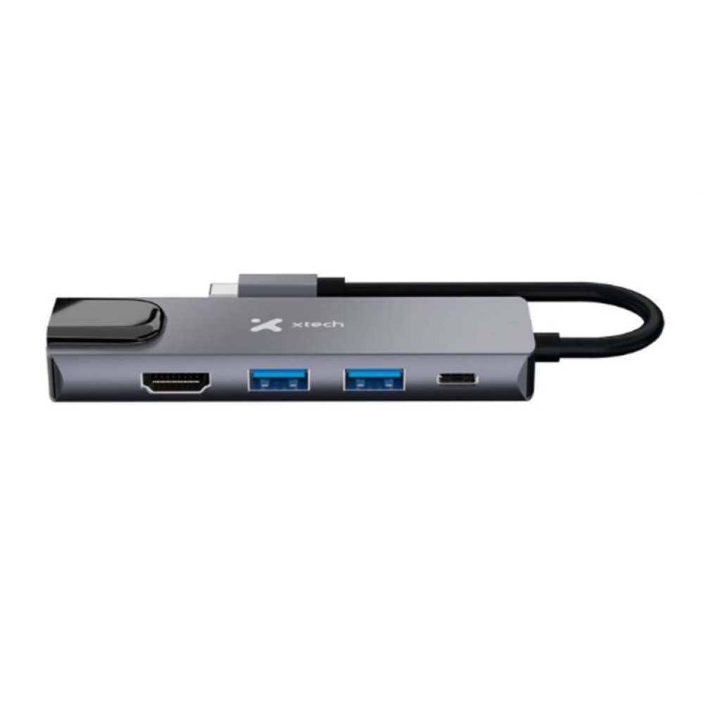 Xtech - Hub - 5 puertos - 5-in-1 USB-C® RJ-45 XTC-5 - Imagen 4