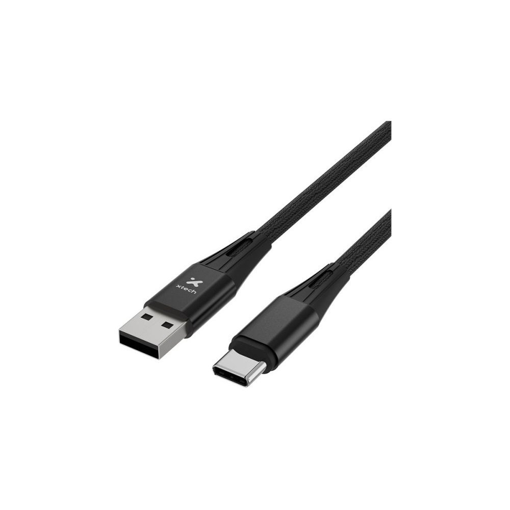 Xtech - USB cable - 4 pin USB Type A - 24 pin USB-C - 1.8 m - Black - Braided-XTC-512 - Imagen 4