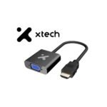 Xtech - Video adapter - 19 pin HDMI Type A - VGA - Black - XTC-384