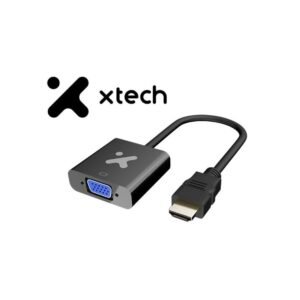 Xtech - Video adapter - 19 pin HDMI Type A - VGA - Black - XTC-384
