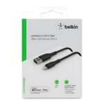Belkin BOOST CHARGE - Lightning cable - Lightning male to USB male - 1 m - black - for Apple 10.5-inch iPad Pro; 12.9-inch iPad Pro (2nd generation); iPhone 11, 11 Pro, 11 Pro Max, 8, XR, XS, XS Max