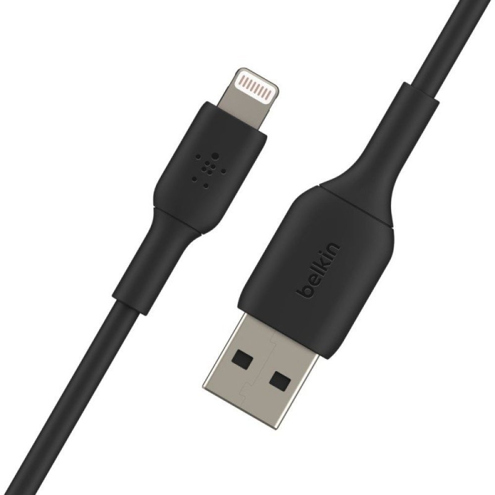 Belkin BOOST CHARGE - Lightning cable - Lightning male to USB male - 1 m - black - for Apple 10.5-inch iPad Pro; 12.9-inch iPad Pro (2nd generation); iPhone 11, 11 Pro, 11 Pro Max, 8, XR, XS, XS Max - Imagen 3