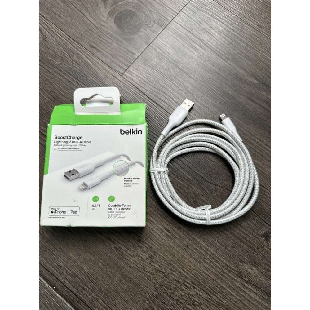 Belkin BoostCharge - Cable Lightning - Lightning macho a USB macho - 2 m - blanco - Imagen 2