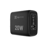 Klip Xtreme - Power converter / charger - 20 Watt - 24 pin USB-C - Cellular phone / Tablet - Wall - Para Smartphones, tablets, small devices