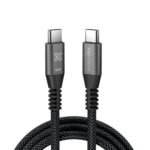 Klip Xtreme - USB cable - 24 pin USB-C - 1 m - Black - 60W Braided Fast charging