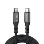Klip Xtreme - USB cable - 24 pin USB-C - 3 m - Black - 100W Braided Fast charging