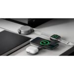 Klip Xtreme - Charging stand / battery charger - 15 Watt - 24 pin USB-C - Cellular phone / Wireless earbuds / Apple AirPods / Apple Watch - Wireless - Para Smartphones - 3 in 1 foldable