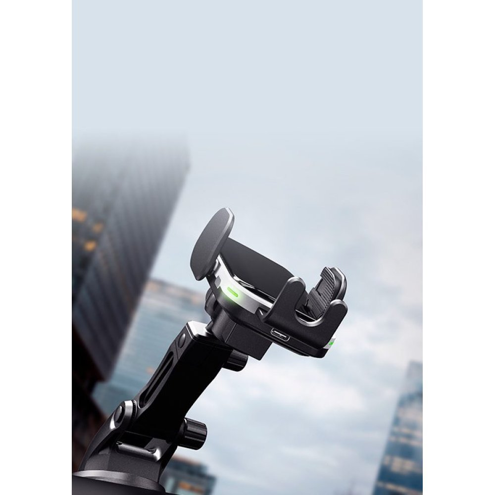 Klip Xtreme - Car wireless charging holder - 15 Watt - 24 pin USB-C - Cellular phone - Wireless - Para Smartphones - Automatic - Imagen 3
