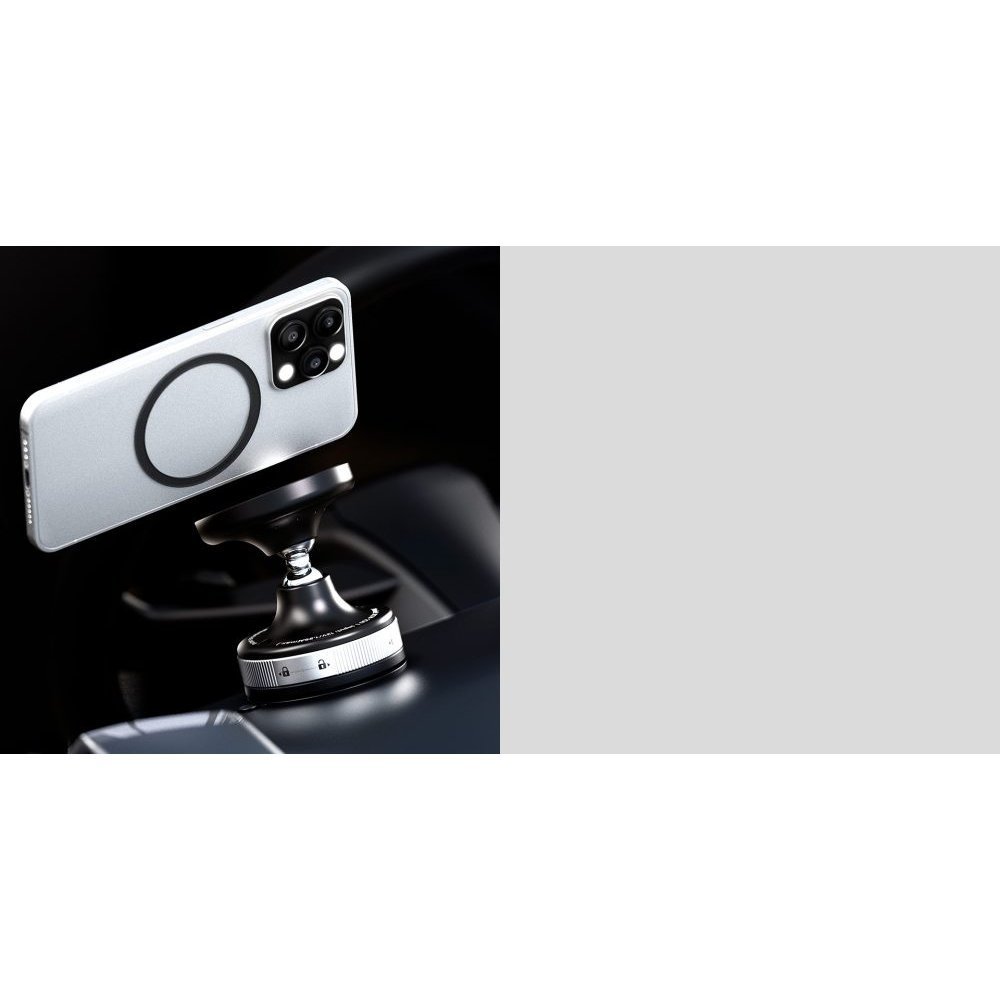 Klip Xtreme - Car wireless charging holder - 15 Watt - 24 pin USB-C - Cellular phone / Wireless earbuds / Apple AirPods / Apple Watch - Wireless - Para Smartphones - Vacuum Articulated - Imagen 4