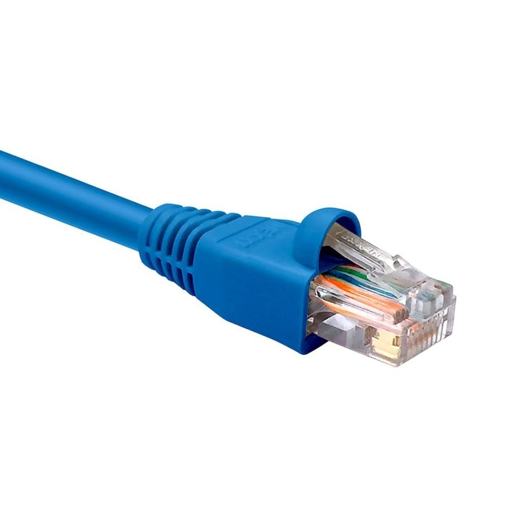 Nexxt - Cable de interconexión - RJ-45 (M) a RJ-45 (M) - 90 cm - UTP - CAT 5e - moldeado, trenzado - azul - Imagen 3