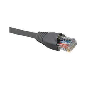 Nexxt - Cable de interconexión - RJ-45 (M) a RJ-45 (M) - 2.1 m - UTP - CAT 5e - moldeado, trenzado - gris