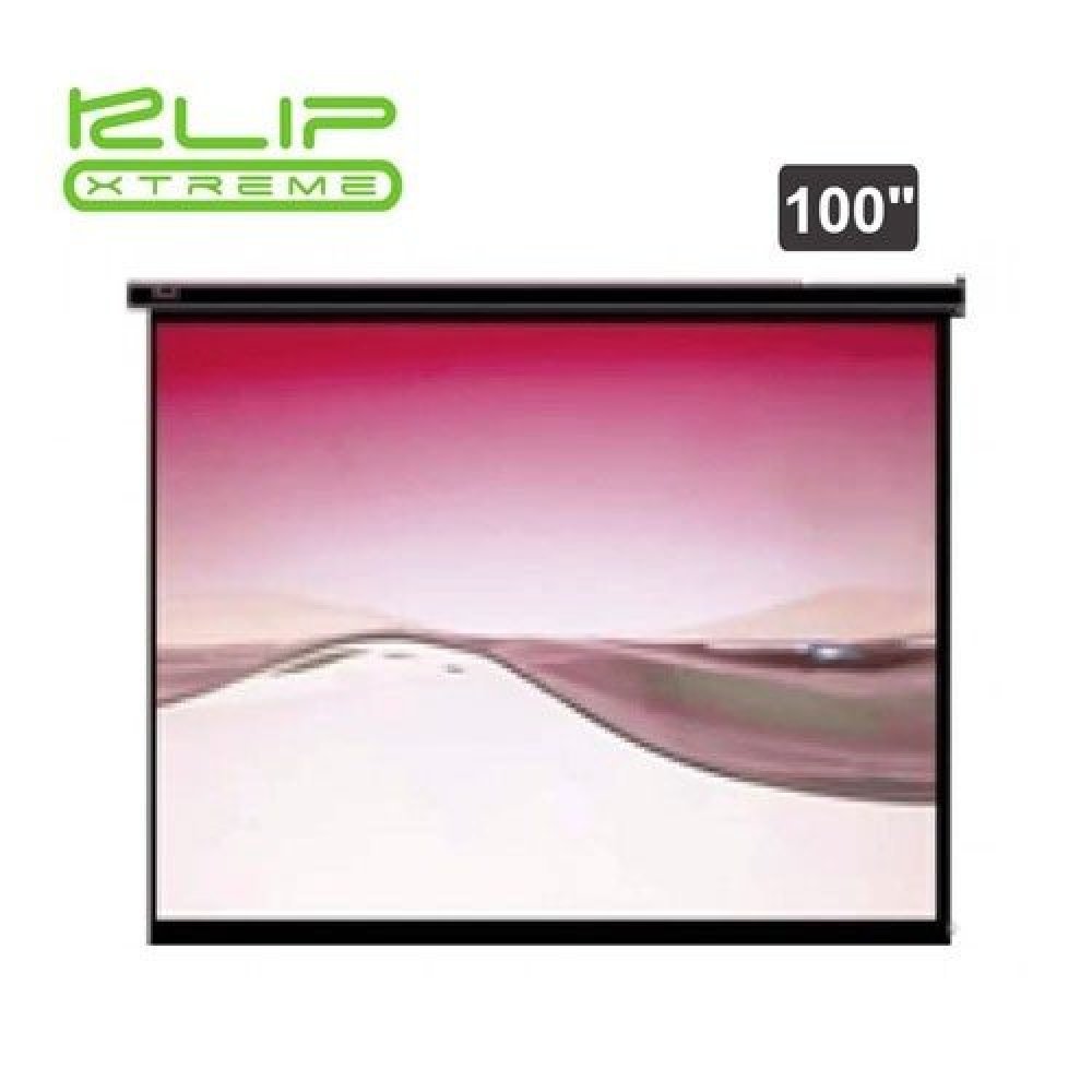 Klip Xtreme KPS-303 - Pantalla de proyección - instalable en el techo, instalable en pared - 100" (254 cm) - 4:3 - Matte White - blanco - Imagen 2