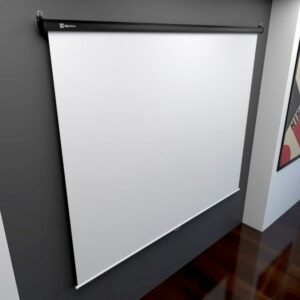 Klip Xtreme KPS-304 - Pantalla de proyección - instalable en el techo, instalable en pared - 120" (305 cm) - 4:3 - Matte White - blanco