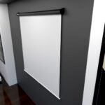 Klip Xtreme KPS-502 - Pantalla de proyección - instalable en el techo, instalable en pared - motorizado - 100" (254 cm) - 4:3 - Matte White - blanco