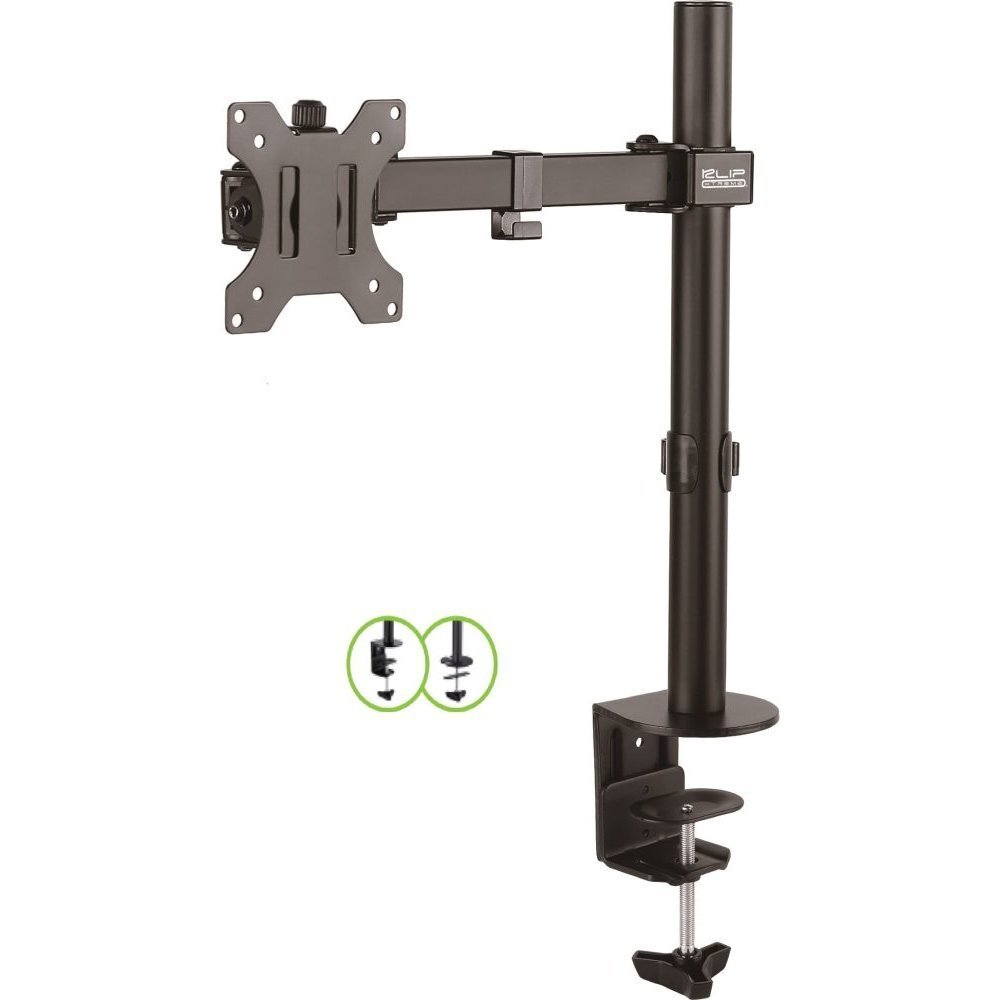 Klip Xtreme KPM-300 - Kit de montaje - para pantalla plana - plástico, acero de alta calidad - negro - tamaño de pantalla: 13"-32" - montable en escritorio - Imagen 2