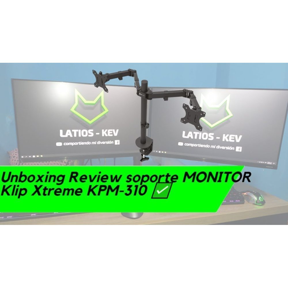 Klip Xtreme - Monitor mounting kit - Double 13"-32" - Imagen 4