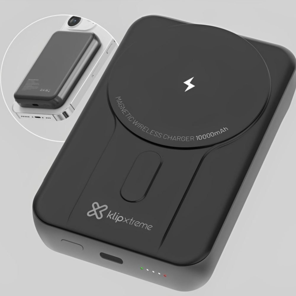 Klip Xtreme - Power bank - 24 pin USB-C - Lithium polymer - Para Smartphones - Wireless Charg 10.000 mAh - Imagen 2