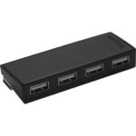 Targus Hub USB 2.0 de 4 Puertos - Expansión Compacta y Portátil