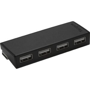 Targus Hub USB 2.0 de 4 Puertos - Expansión Compacta y Portátil